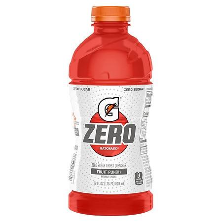 Gatorade Thirst Quencher, Zero Sugar Fruit Punch - 28.0 Oz.