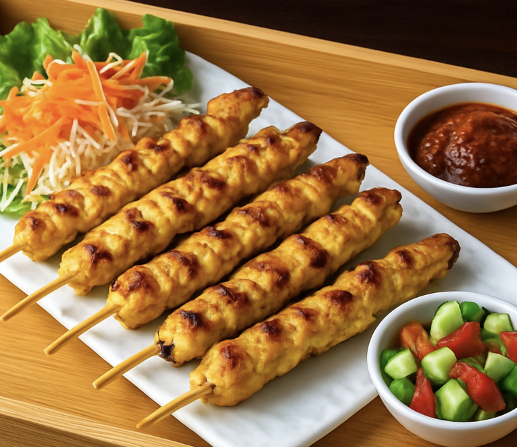 Chicken Satay (5 Pcs).