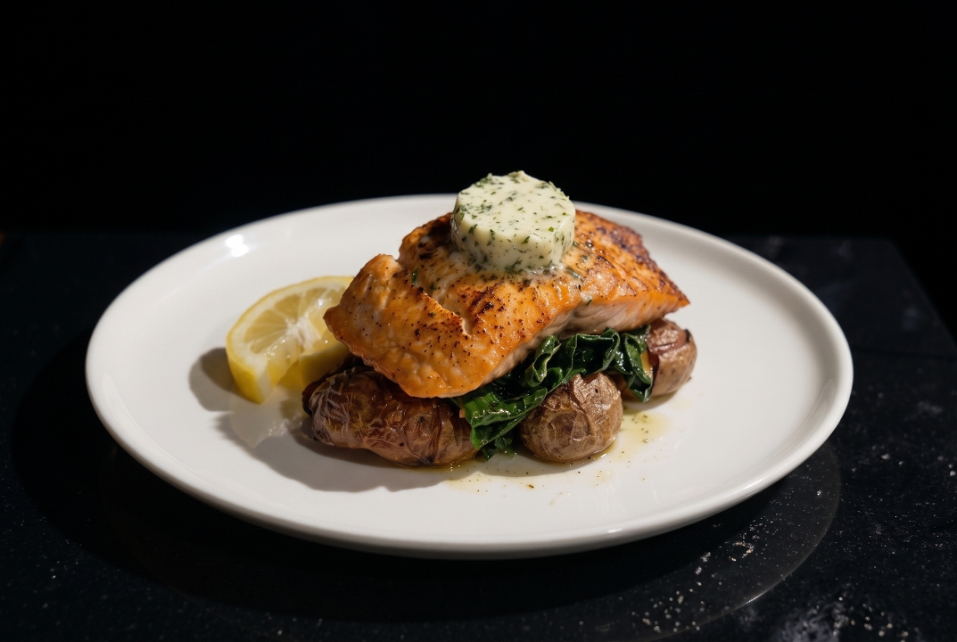 Simply Seared Salmon.