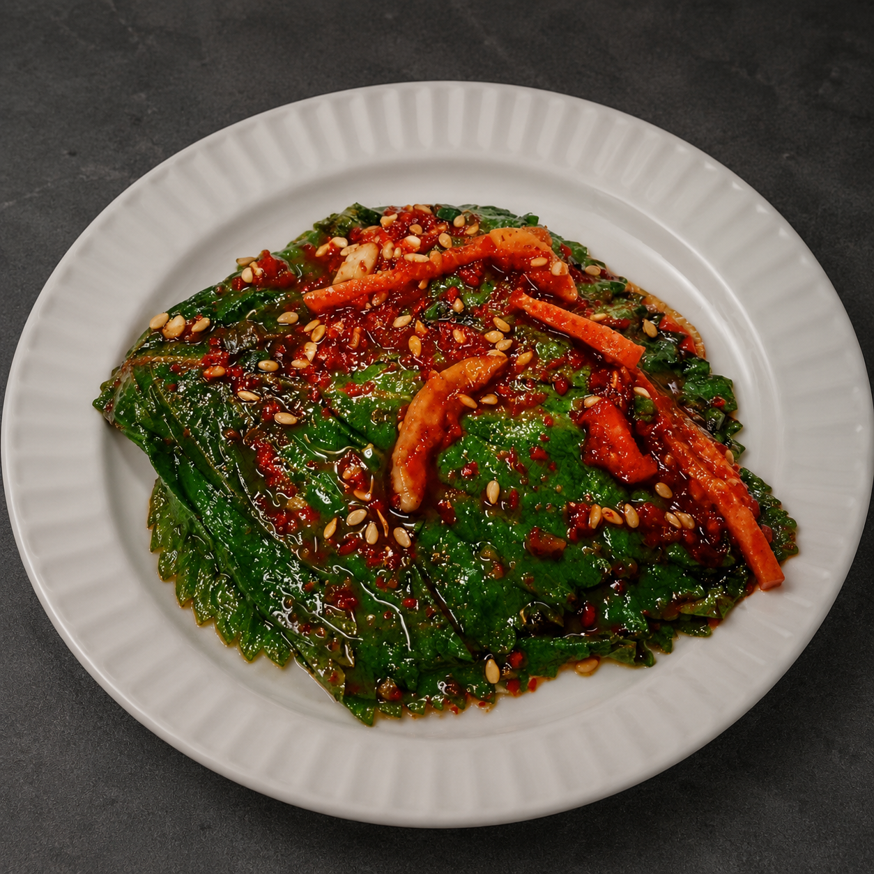 PERILLA KIMCHI 양념깻잎.