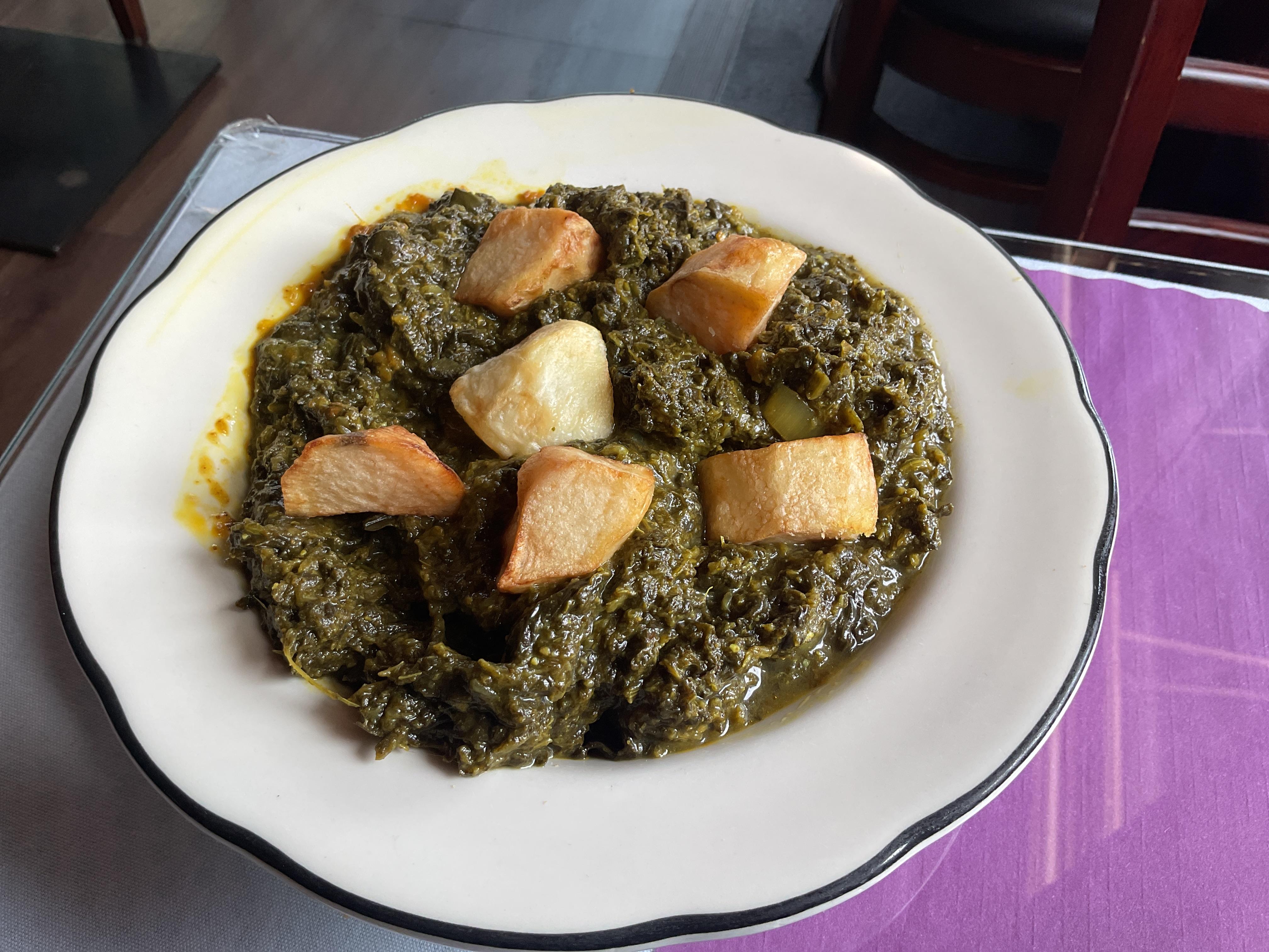Palak Aloo.