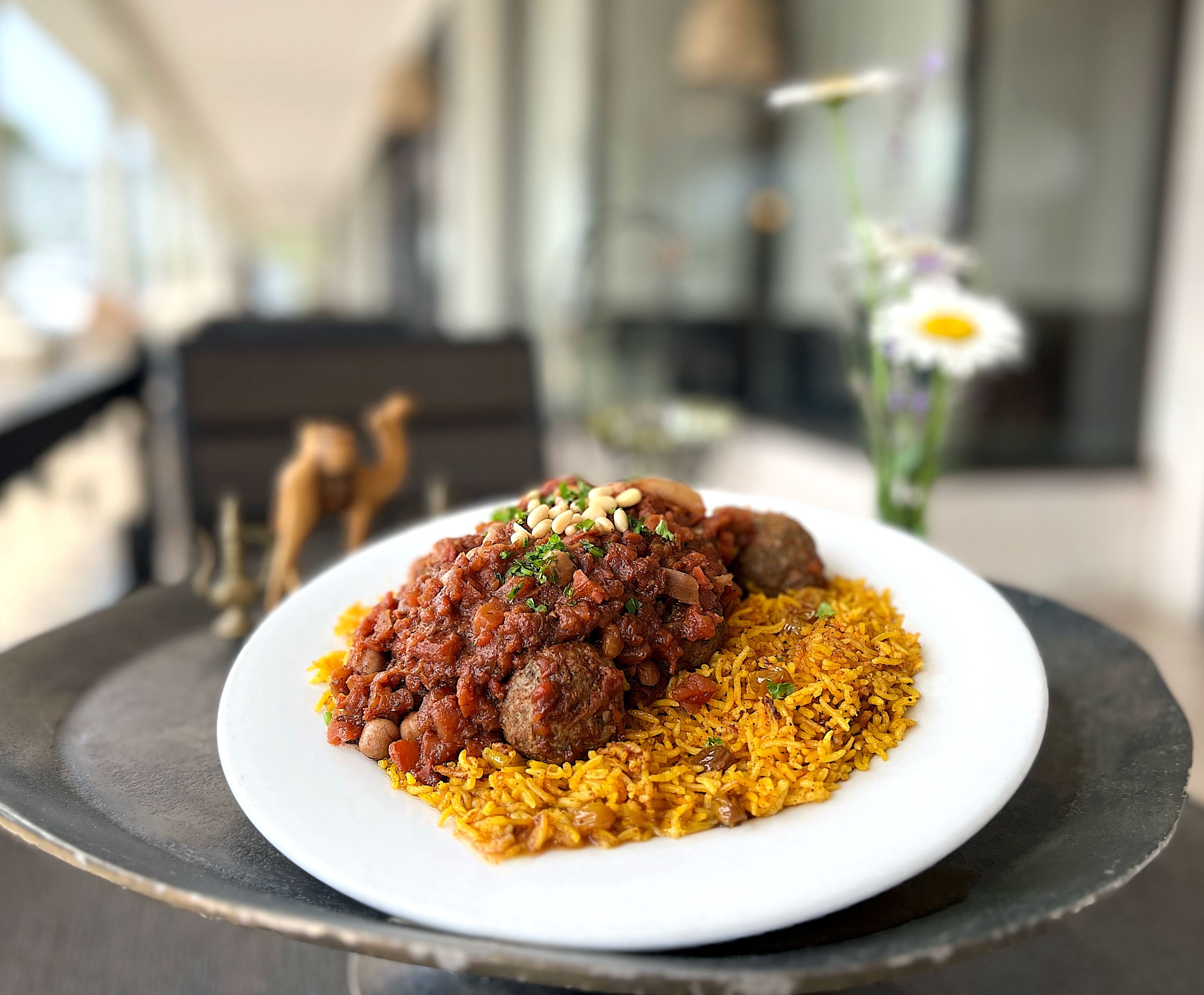 Lunch - Kufta Meatballs.