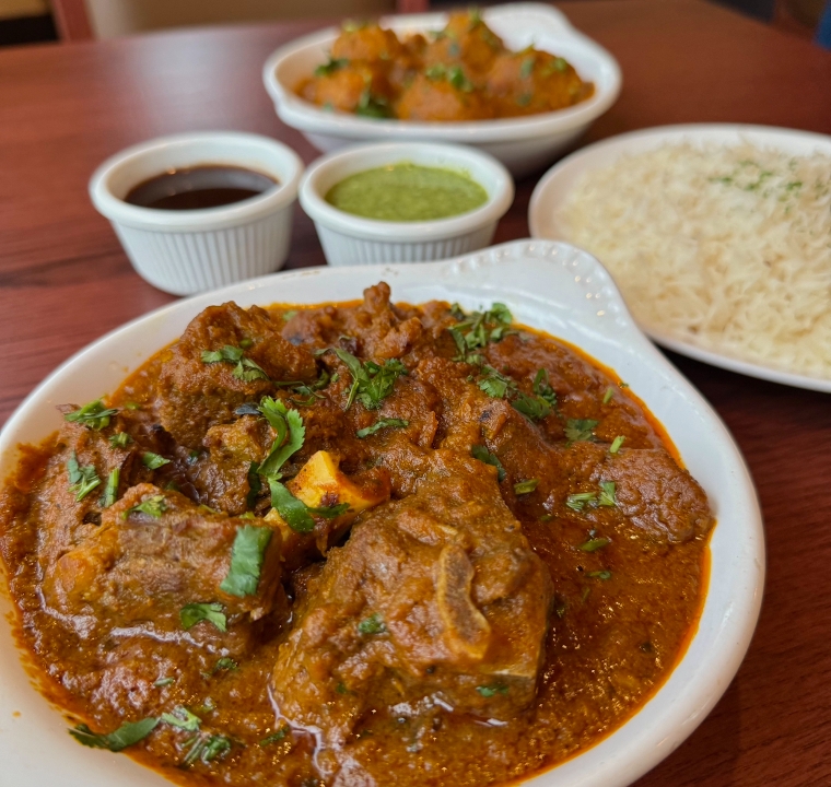 Traditional Goat Curry.