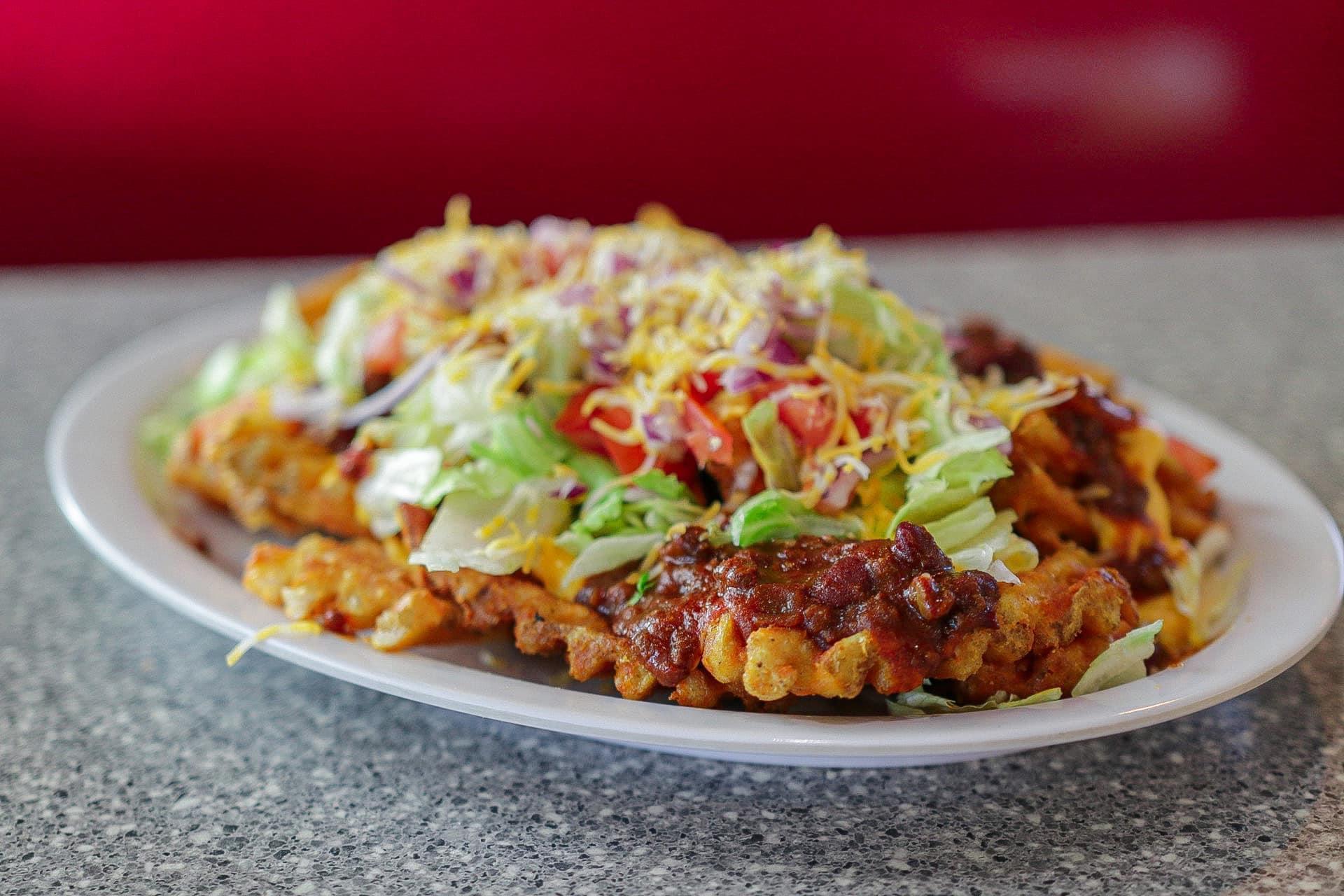 Loaded Waffle Fries.