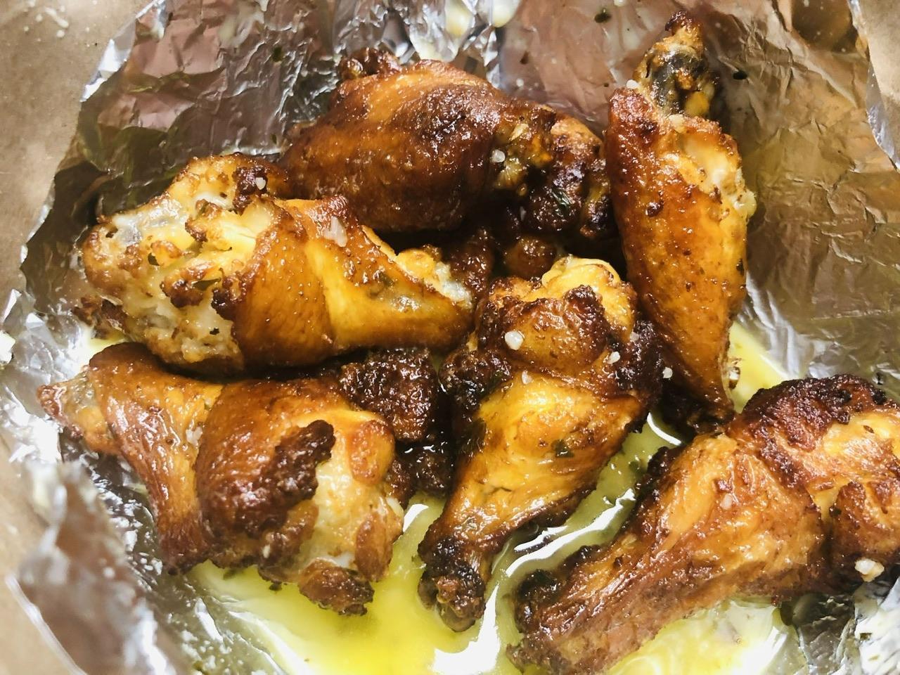Garlic Butter Wings.