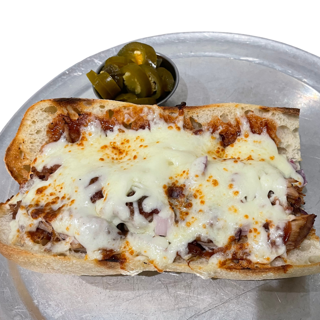 BBQ Pork Sandwich.