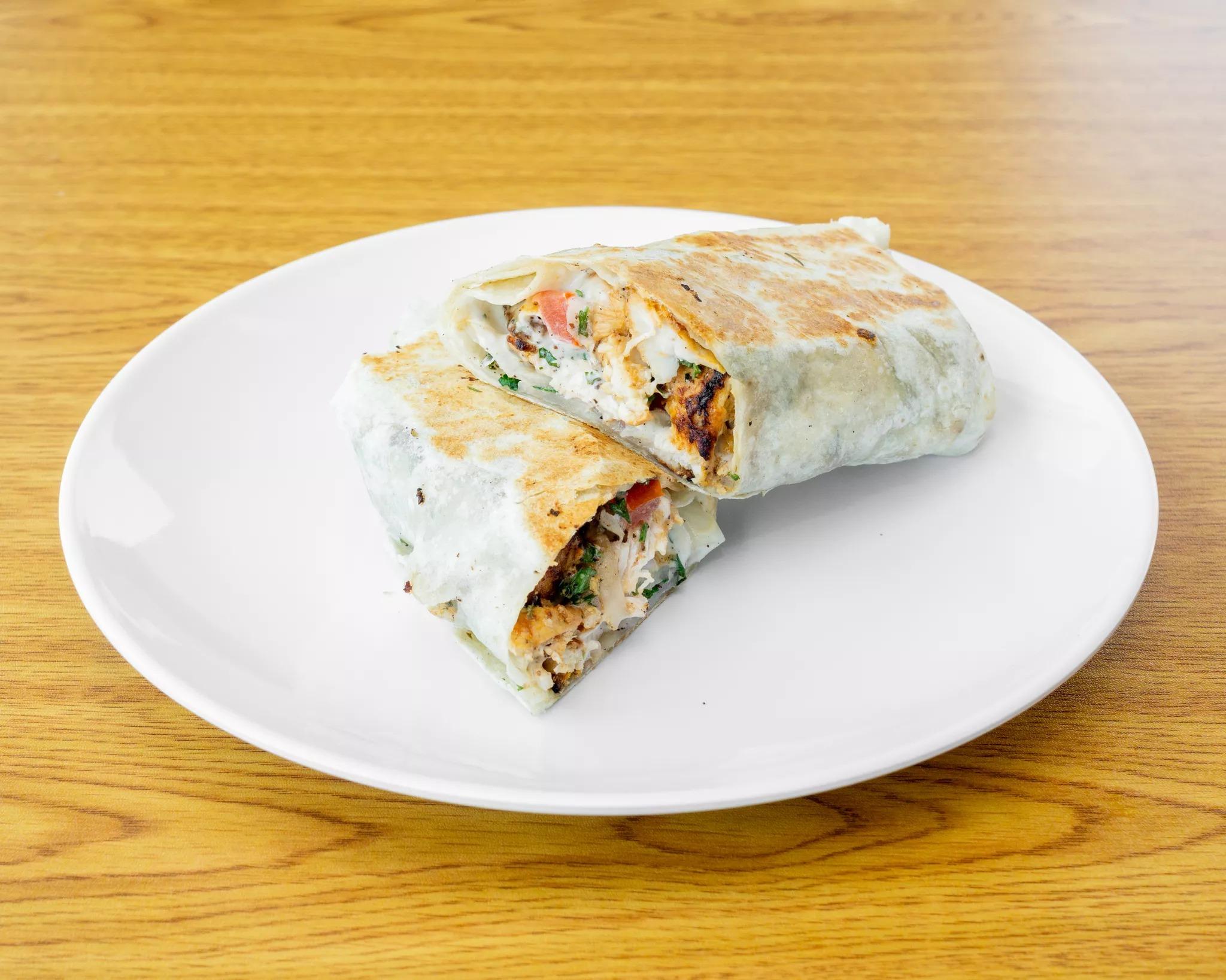 Shish Taouk Wrap.