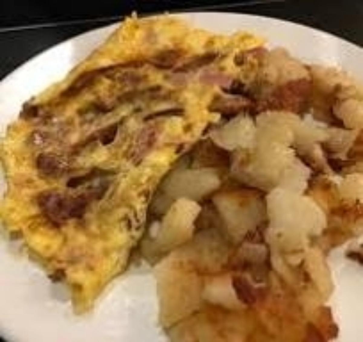 Meat Lovers Omelet.