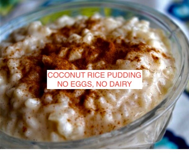 Coconut Rice Pudding (VG, GF).