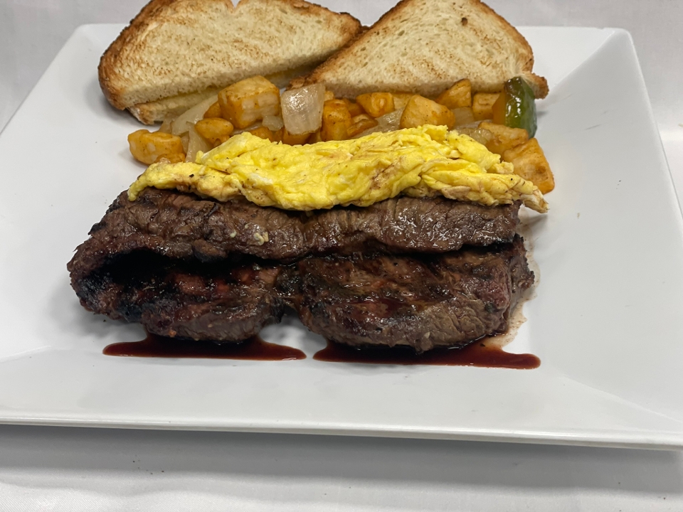 Romanian Steak & Eggs.