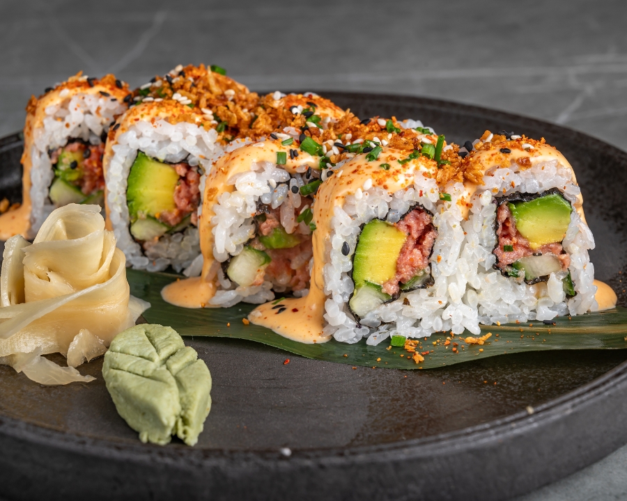 Spicy Yellow Bluefin Tuna Roll.