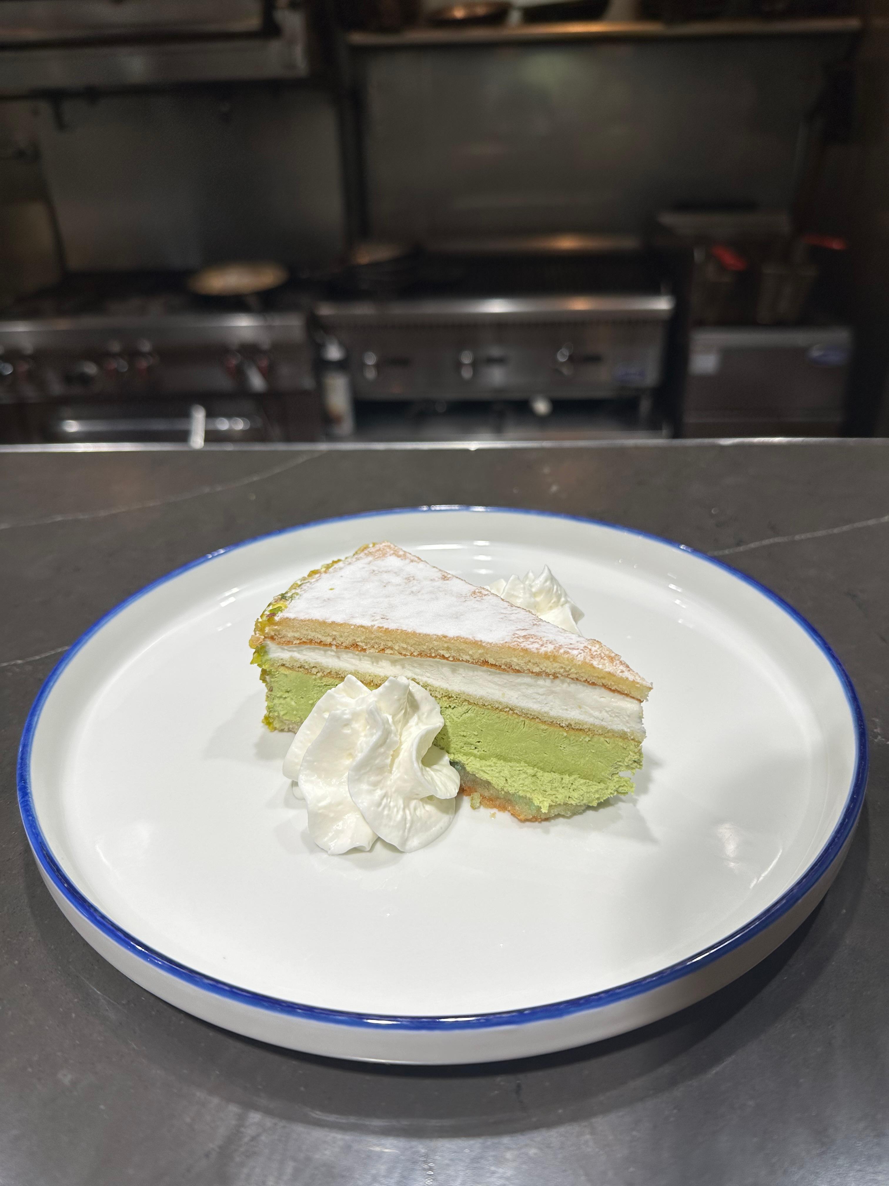 Ricotta & Pistachio Cake.