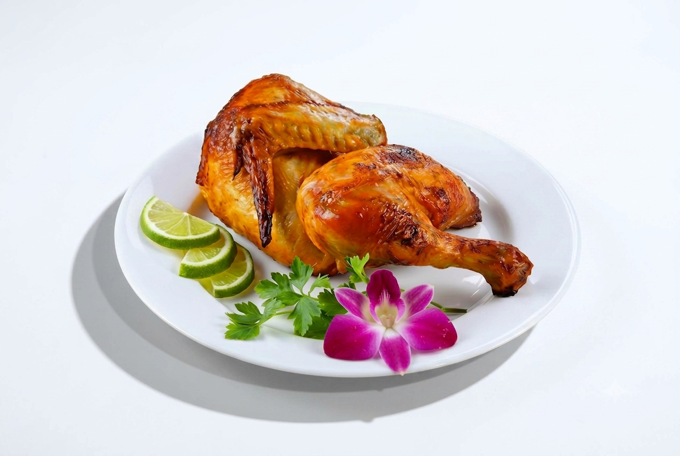 (1/2) Half Roasted Chicken - medio pollo- PLAIN.