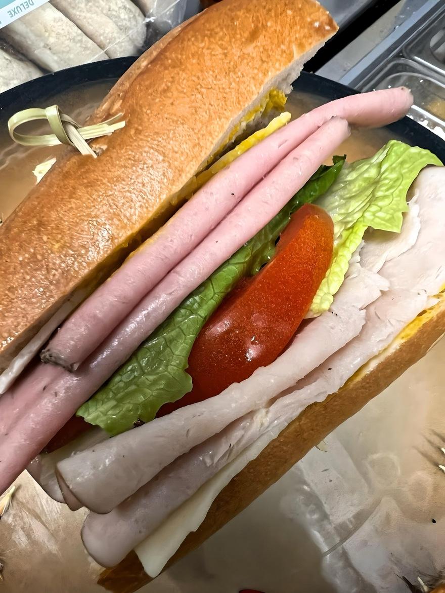 Classic Turkey Baguette.