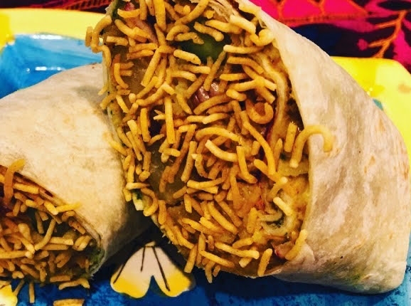 Aloo Bhujia Burrito.