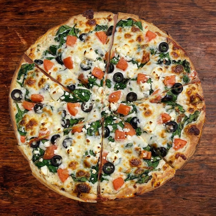 Greek Gluten Free Pizza.