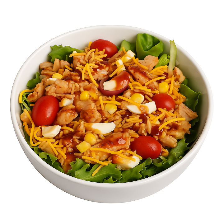 Fit & Fresh BBQ  Chicken Salad.