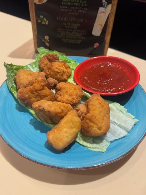 Chicken nuggets.