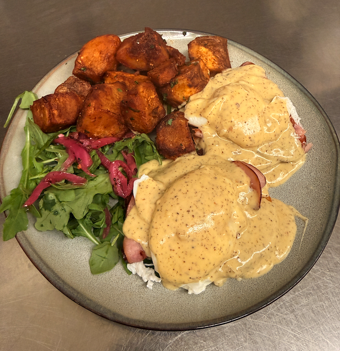 SHU Eggs Benedict.