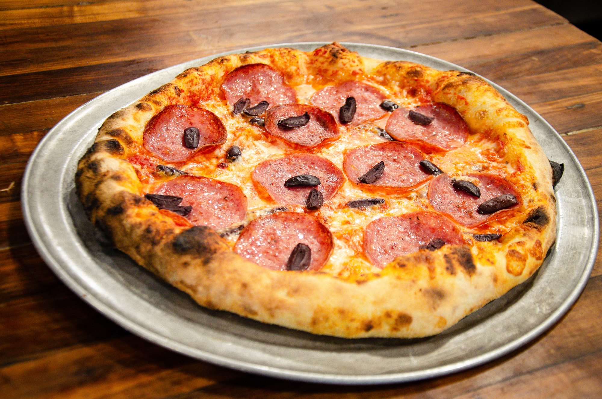 Salami & Kalamata Olives.