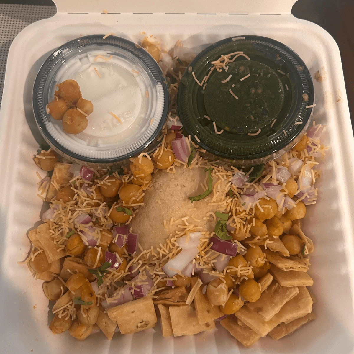 Karachi Papdi Chaat.