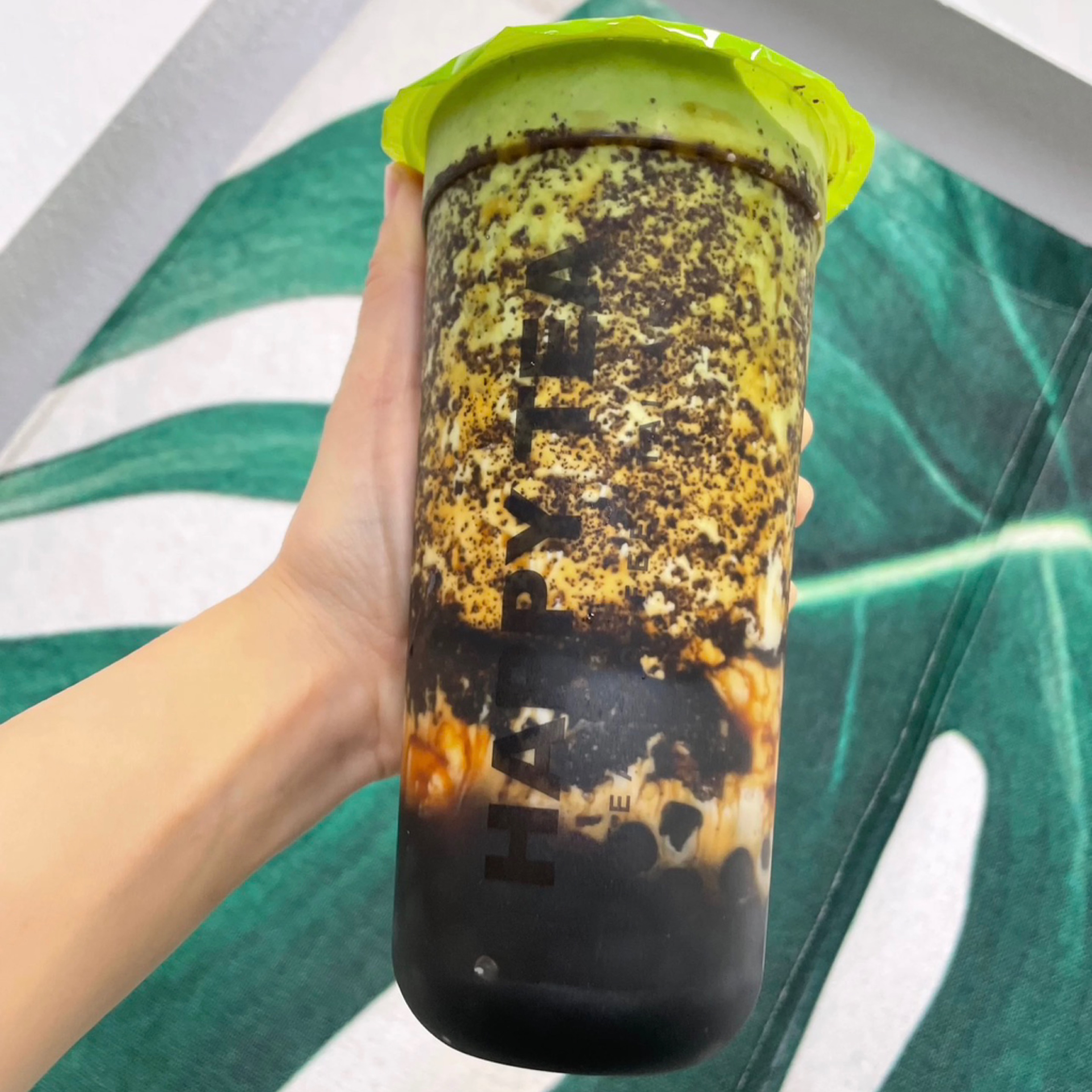 Matcha Oreo Cream Brûlée.