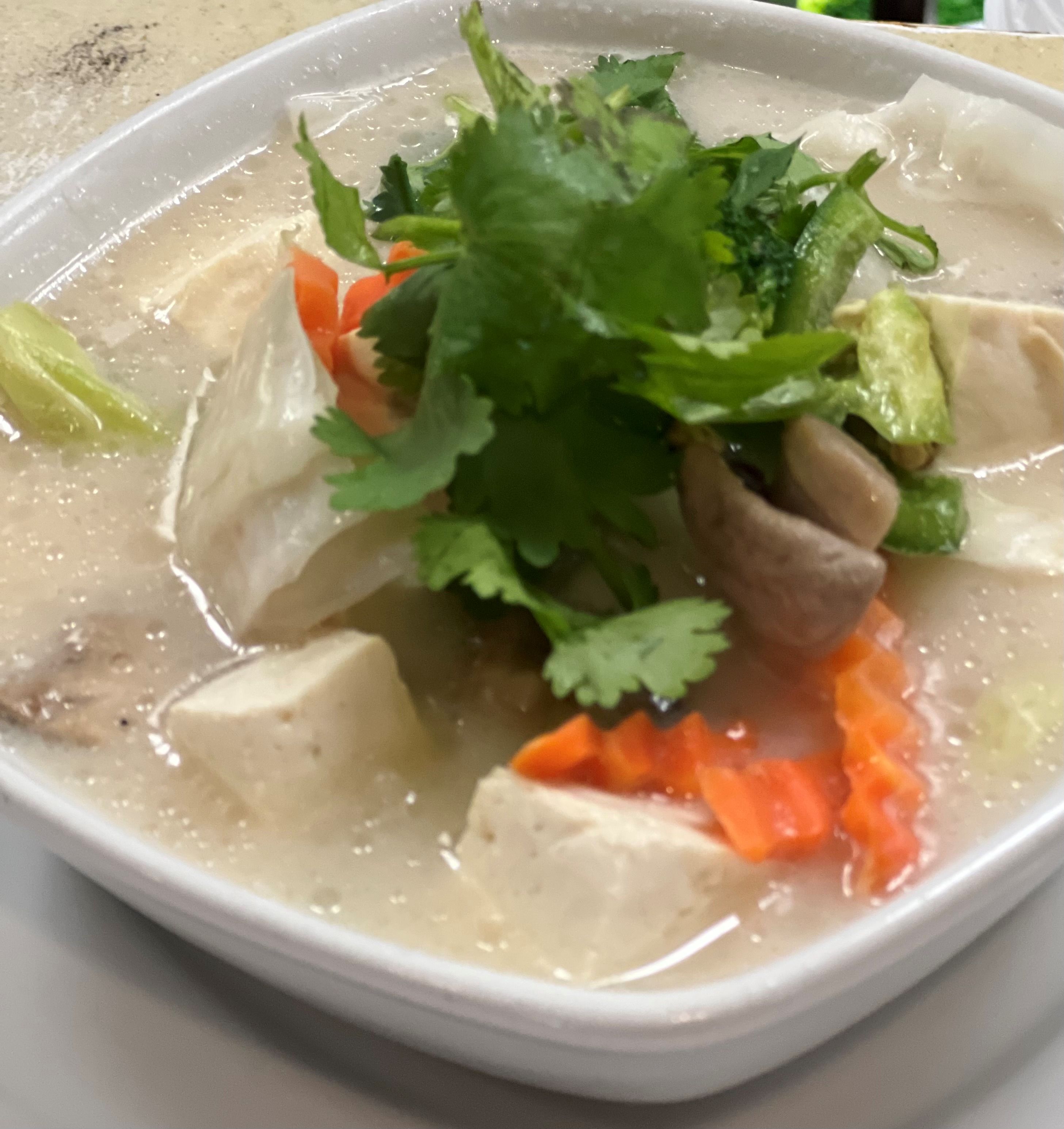 Tom Kha Veggies and Tofu.