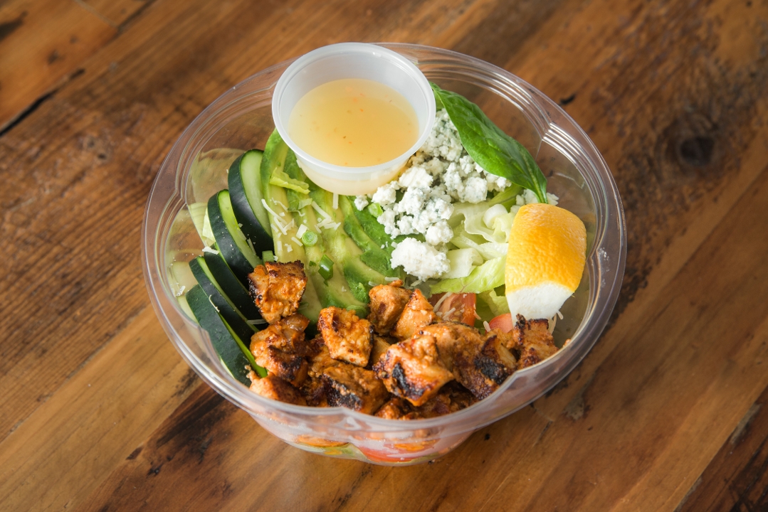 Blue Masala Chicken Salad.