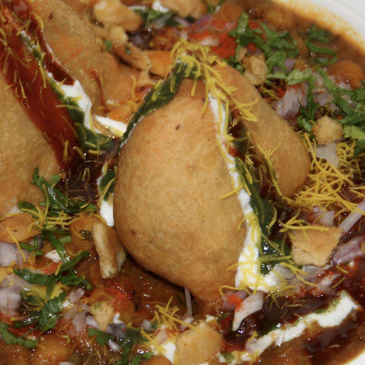 Samosa Chaat.