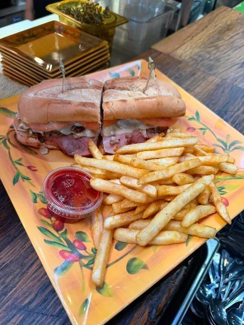 Puerto Rican Tripleta Sandwich.