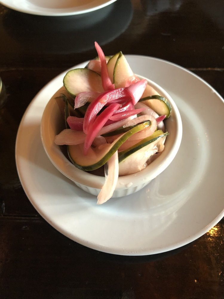 House Pickled Cucumber Salad.