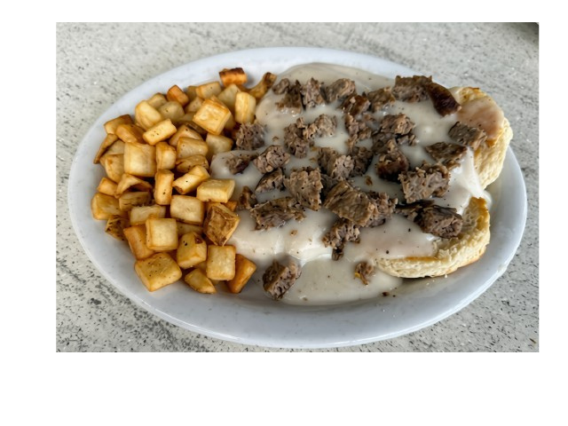 Biscuits and Sausage Gravy.