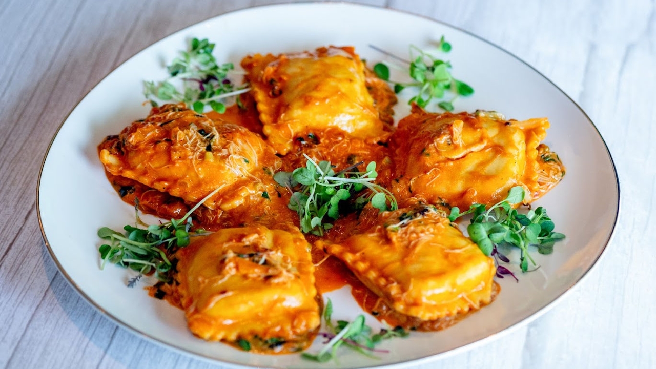Lobster Ravioli.