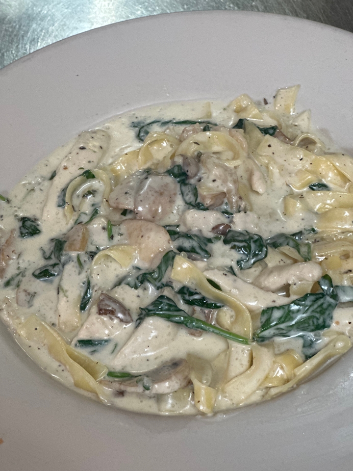 Chicken Florentine.