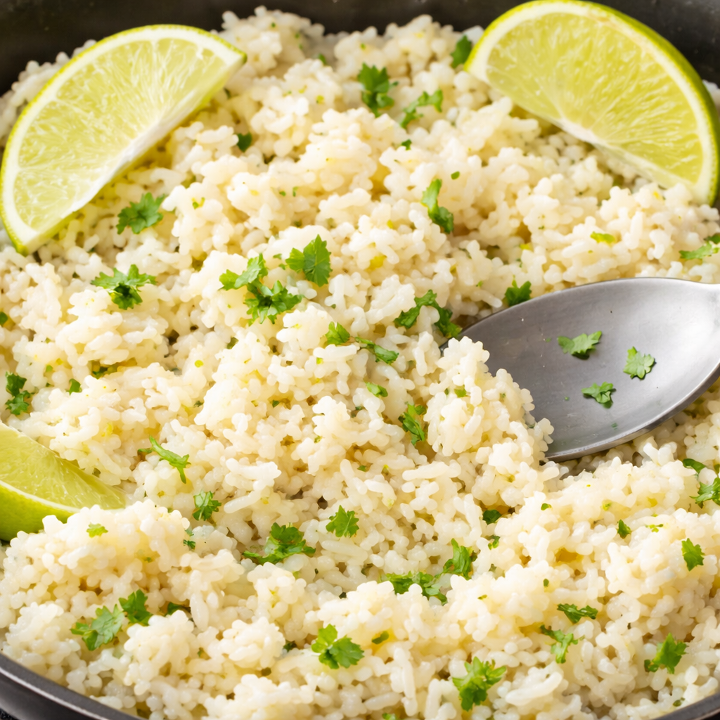CILANTRO LIME RICE.