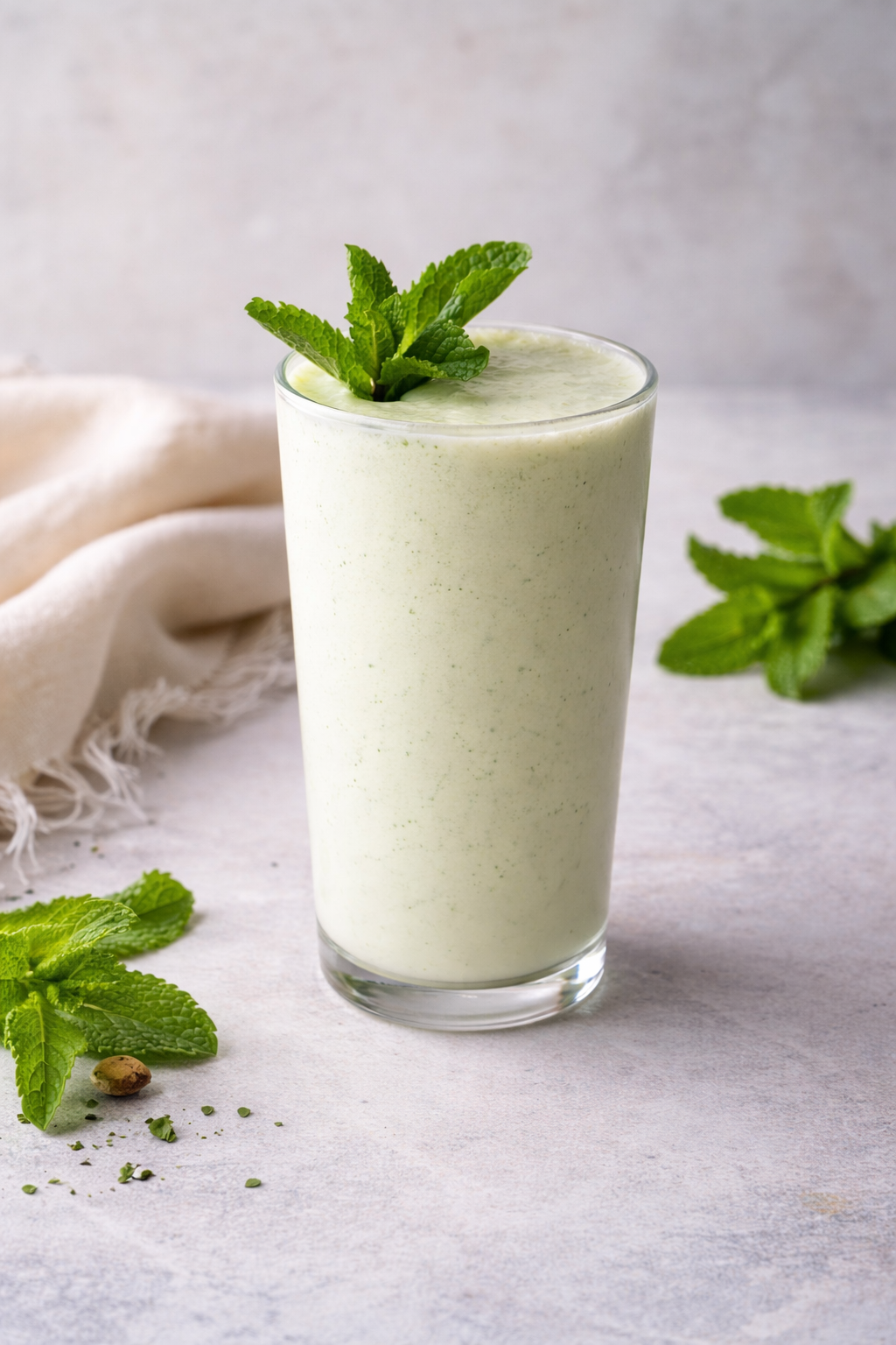 Mint Salted Lassi.