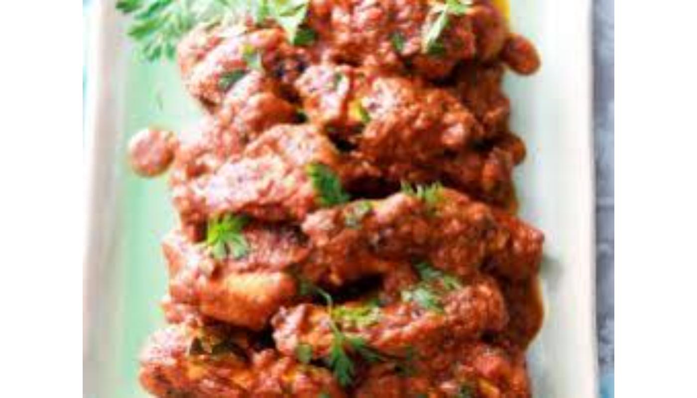 Butter Tikka Wings (6) Halal.