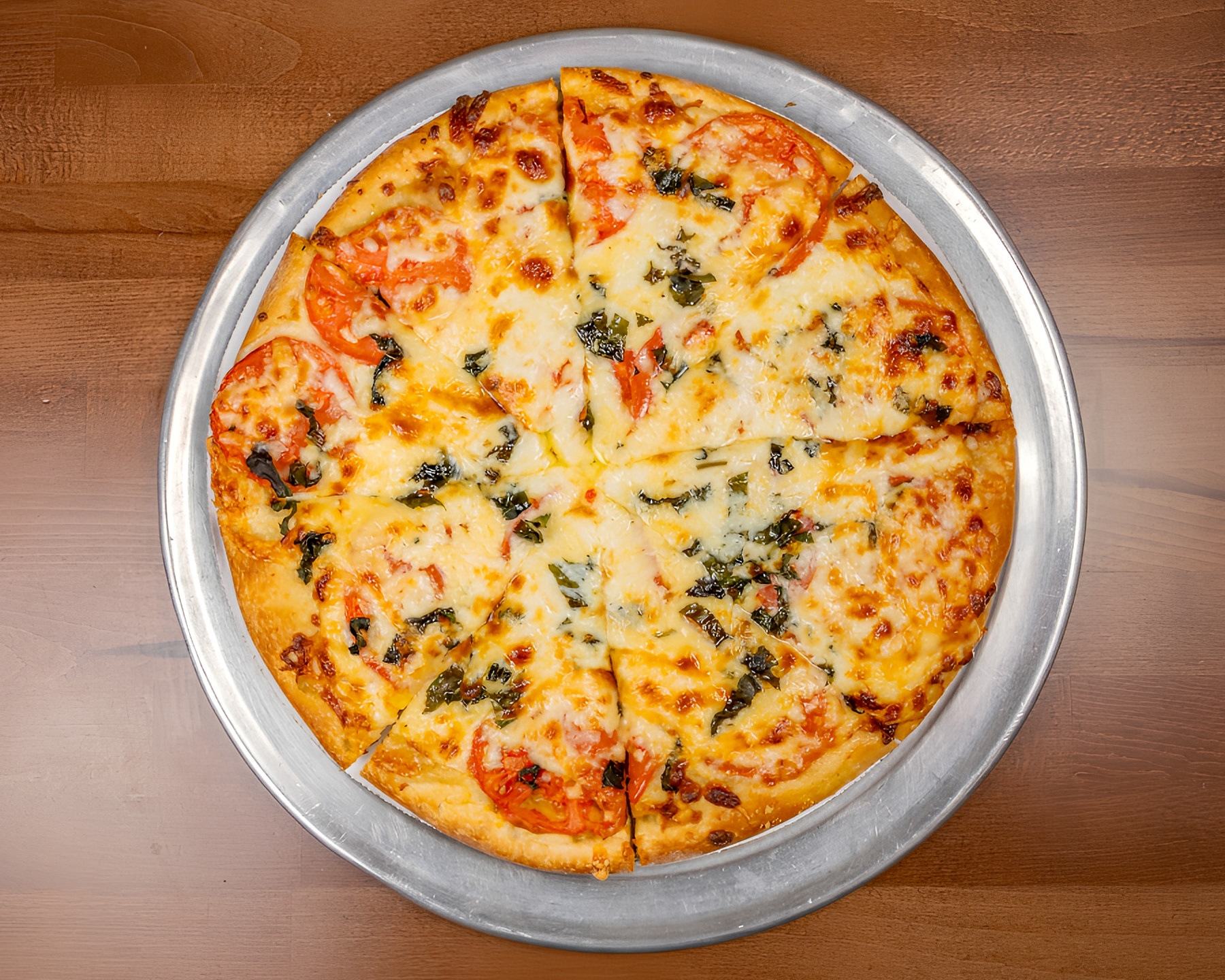 Small Four Cheese Pizza.
