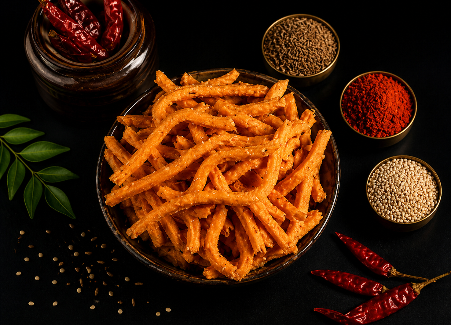 Fresh Crispy Murukulu.