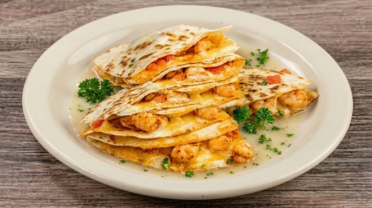Shrimp Quesadilla.
