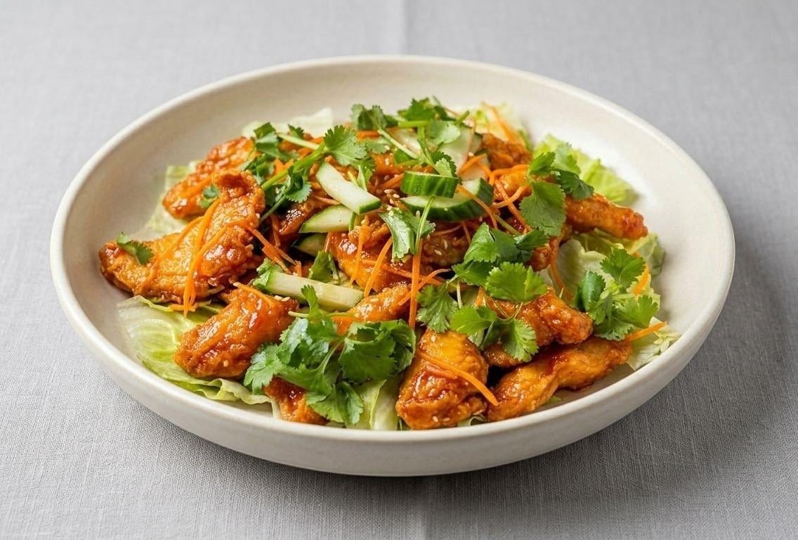 Korean Fried Chicken (Dak Gang Jeong).