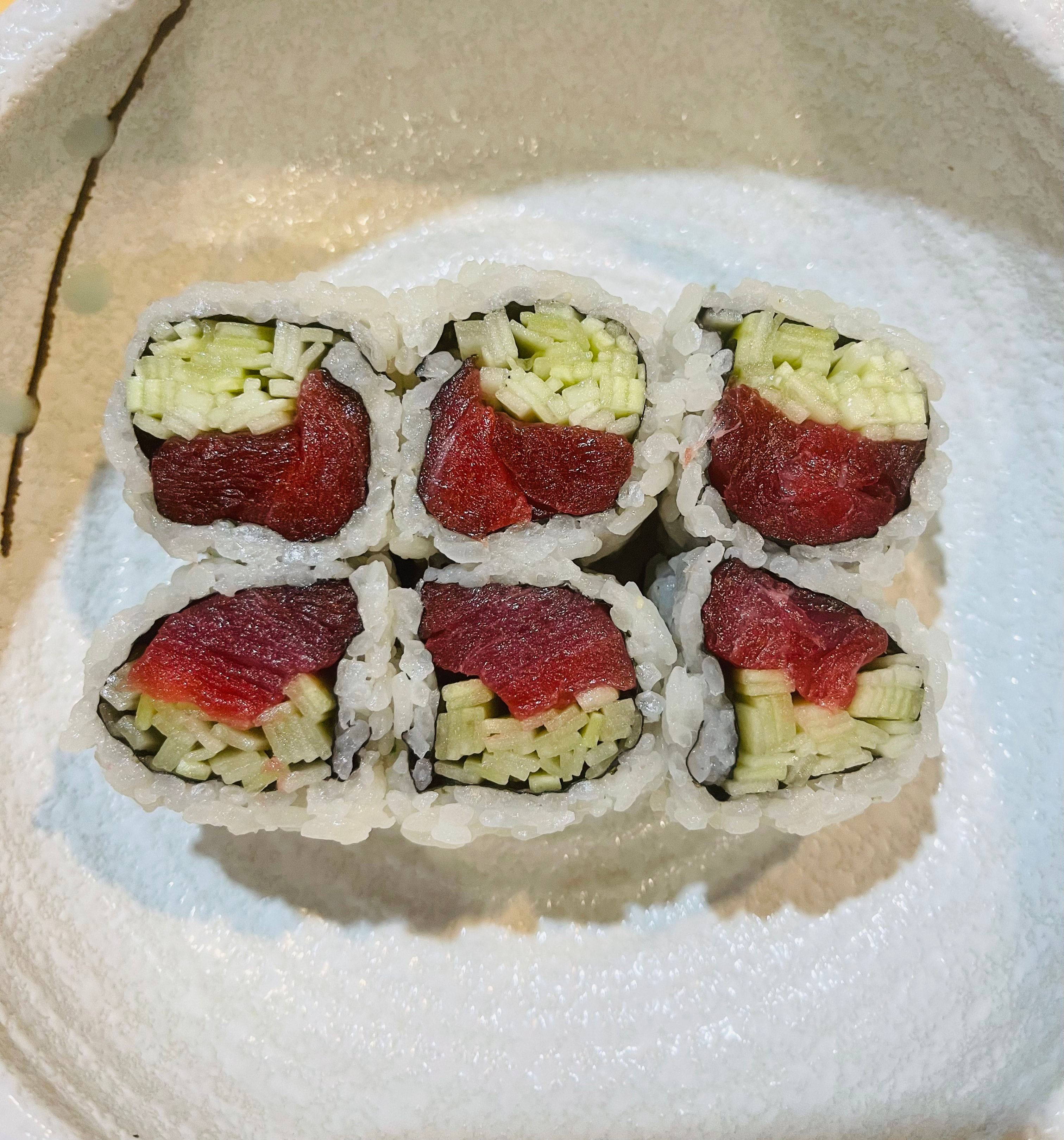 Tuna Cucumber Roll.