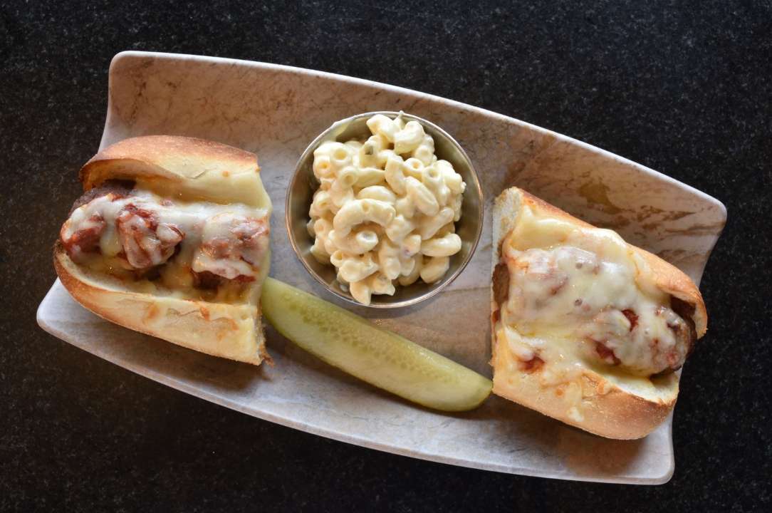 Meatball Parm Sandwich.