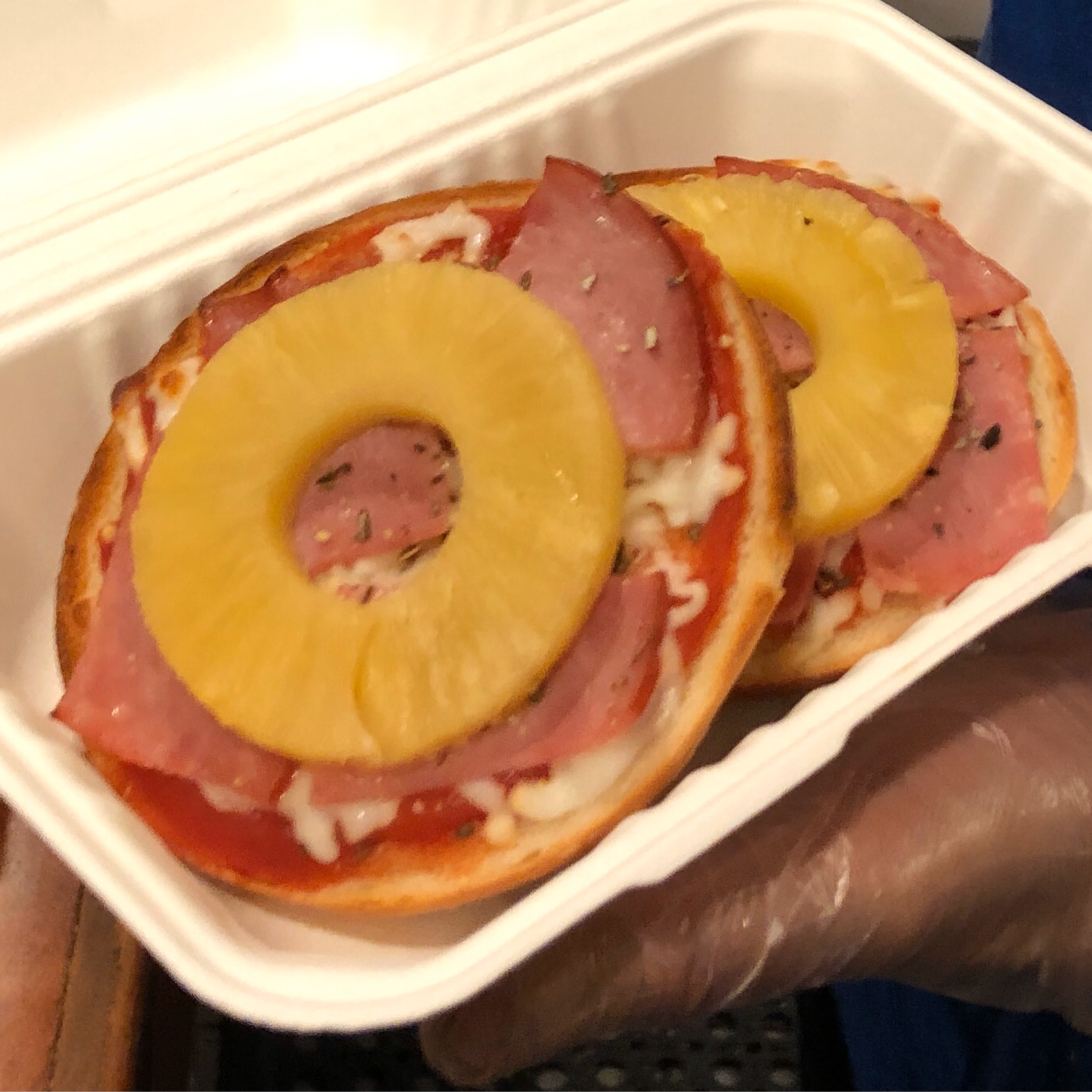 Hawaiian Pizza Bagel.