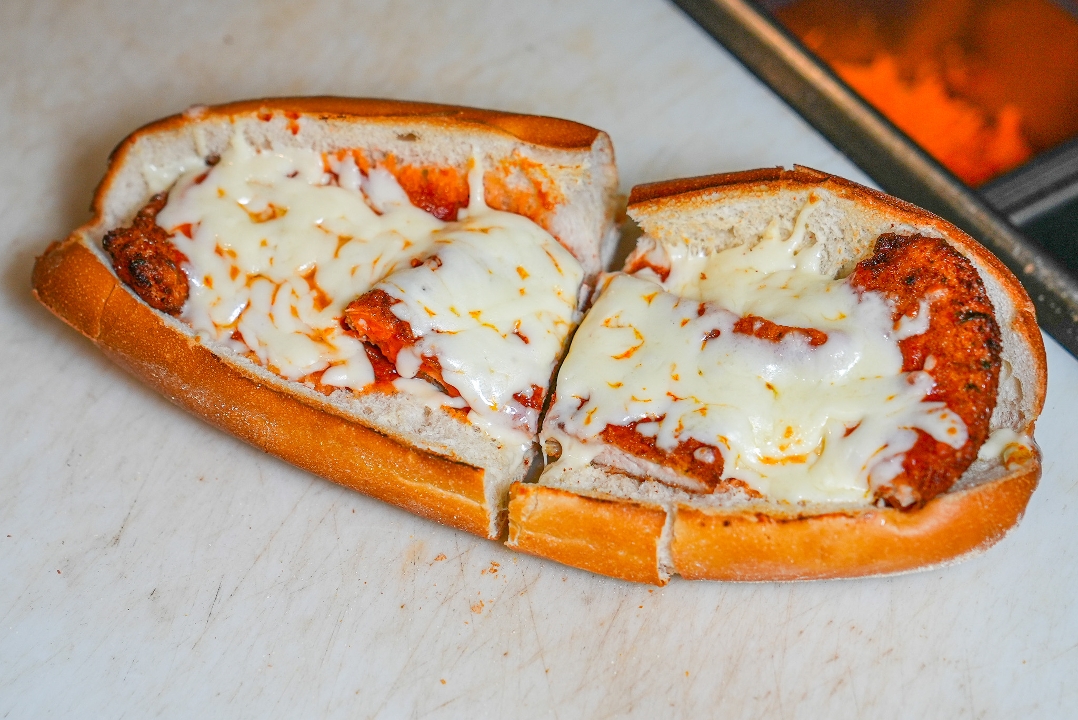 Chicken Parmigiana Sandwich.