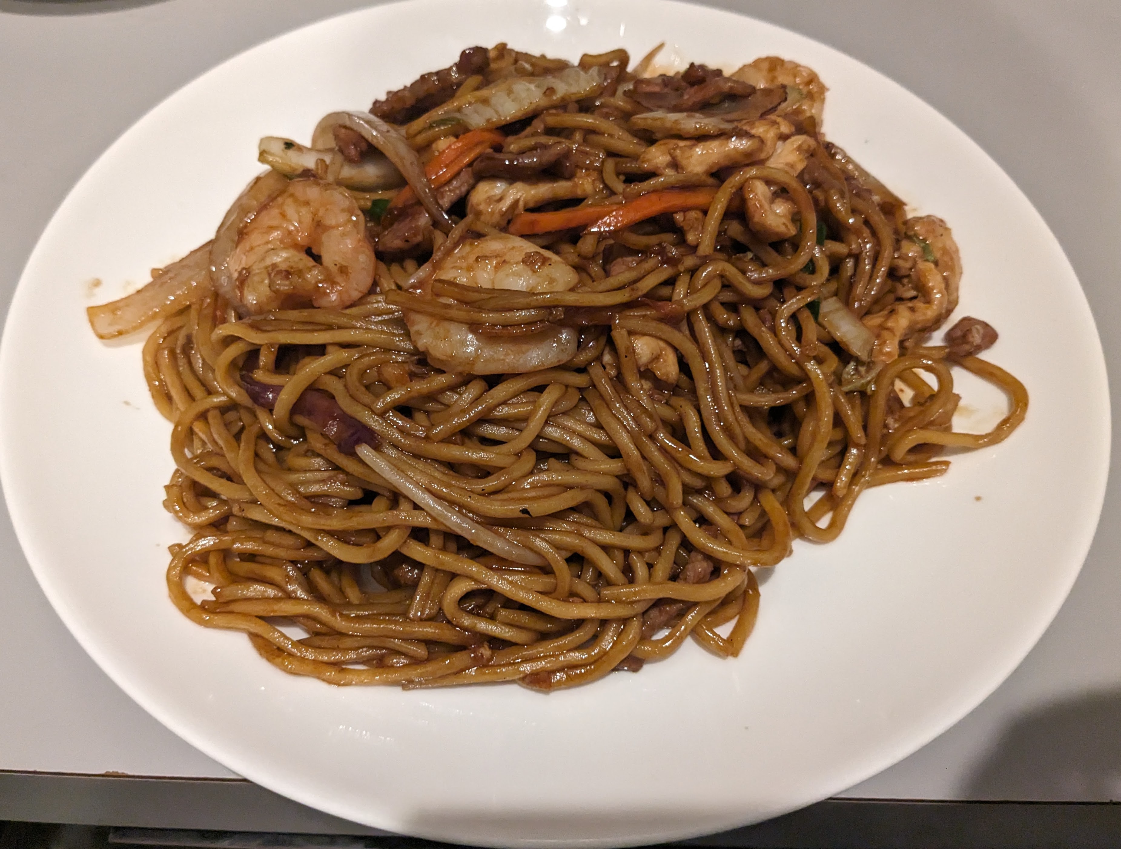 21 虾捞面SHRIMP Lomein.