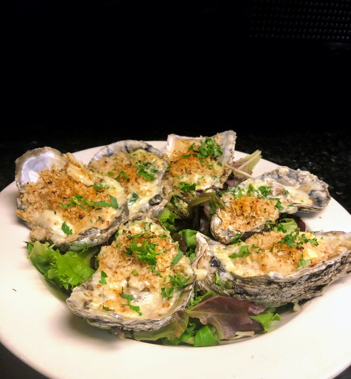 BAKED OYSTERS (6)