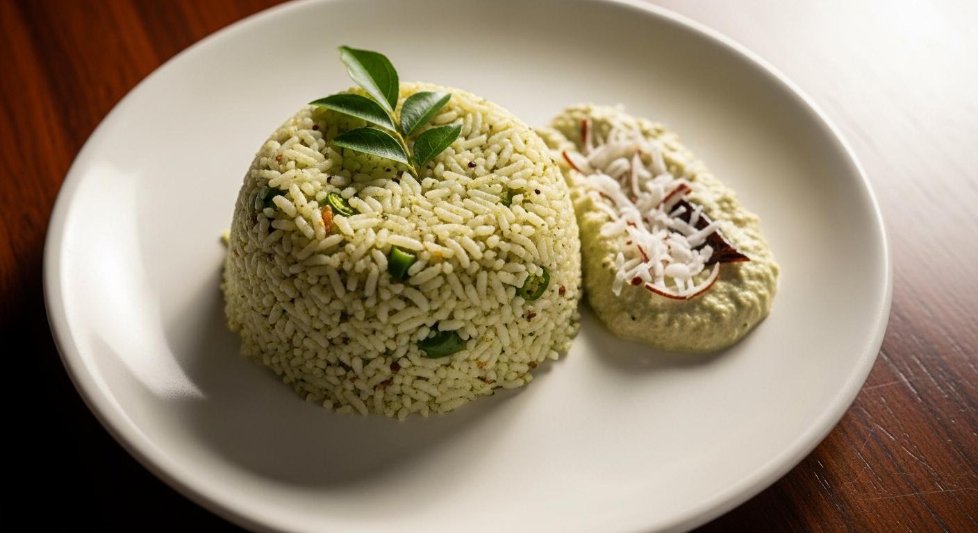 Coconut Chutney Rice.