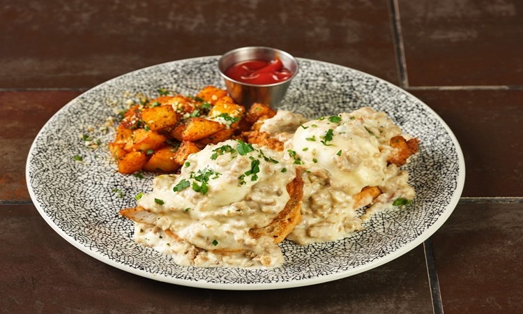 Fried Chicken & Biscuits.