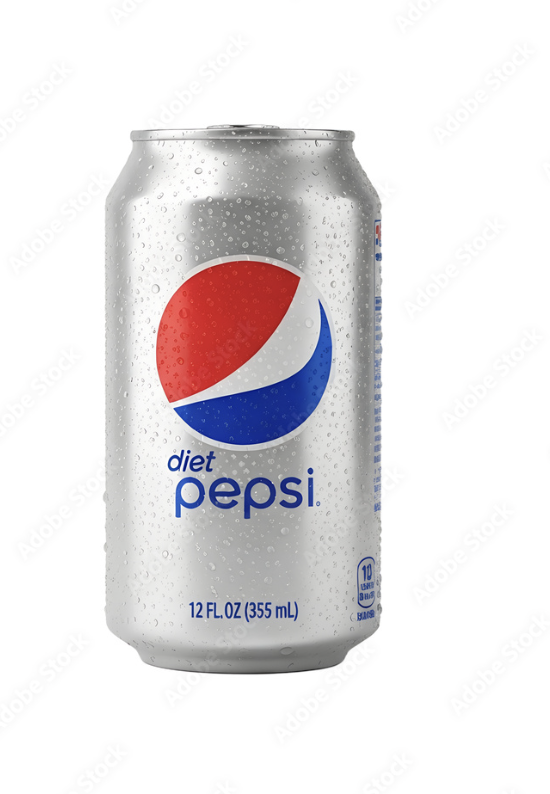 Can Soda, Diet Pepsi.